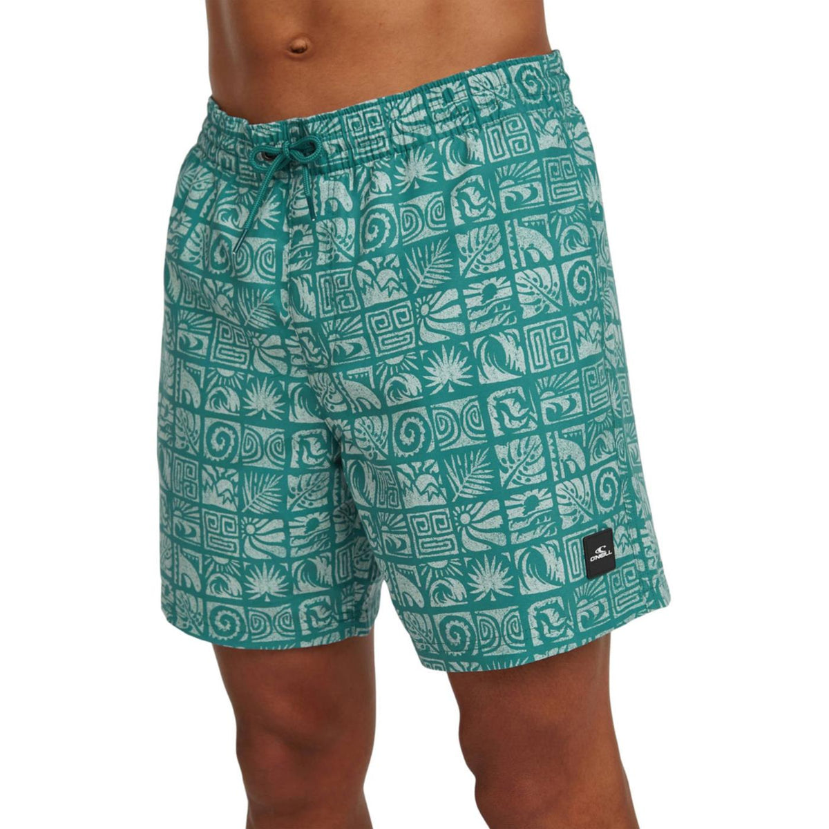 O'NEILL PRINT 16 SWIMSHORTS - Verde - vista 3