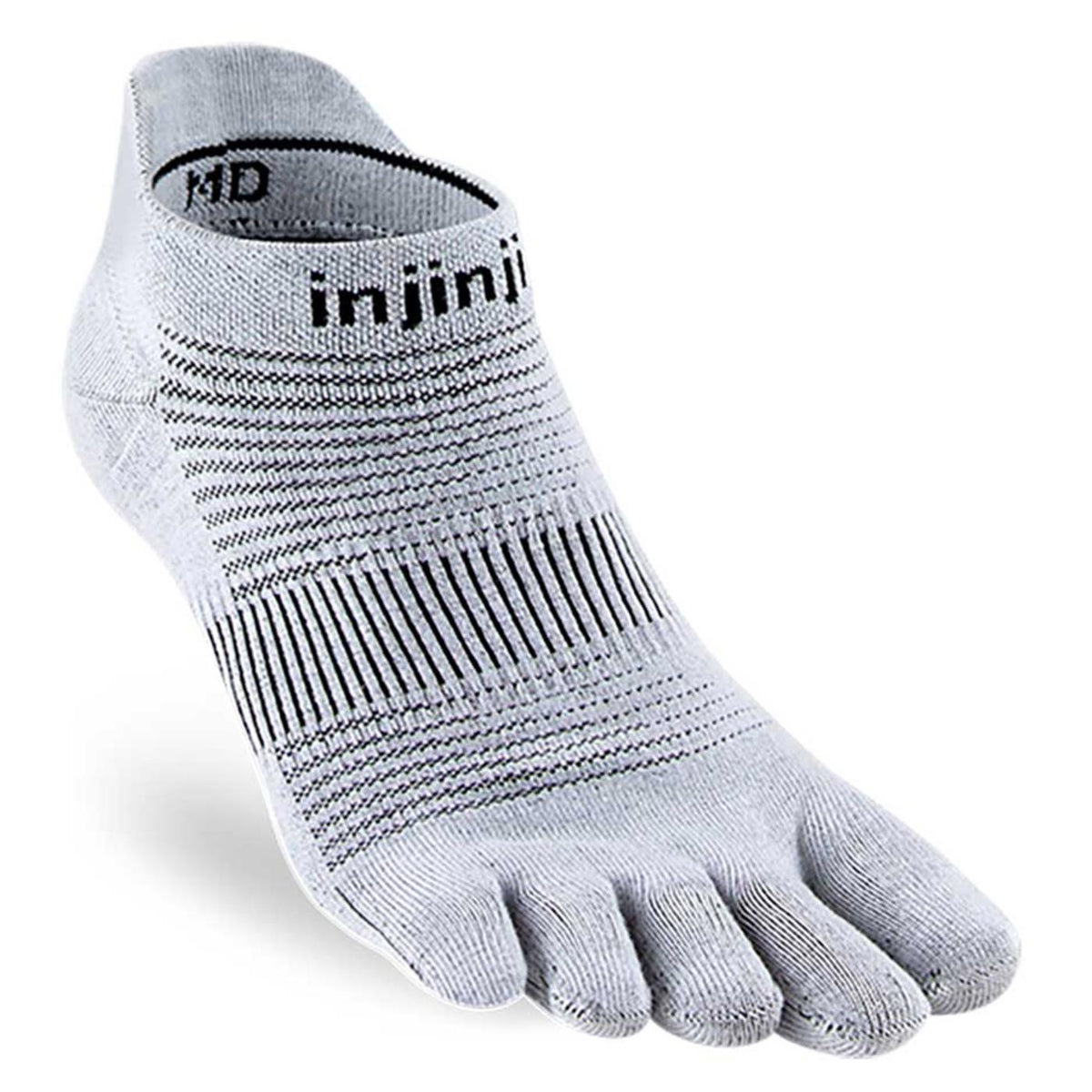 INJINJI RUN LIGHTWEIGHT NO-SHOW - Grigio chiaro - immagine principale