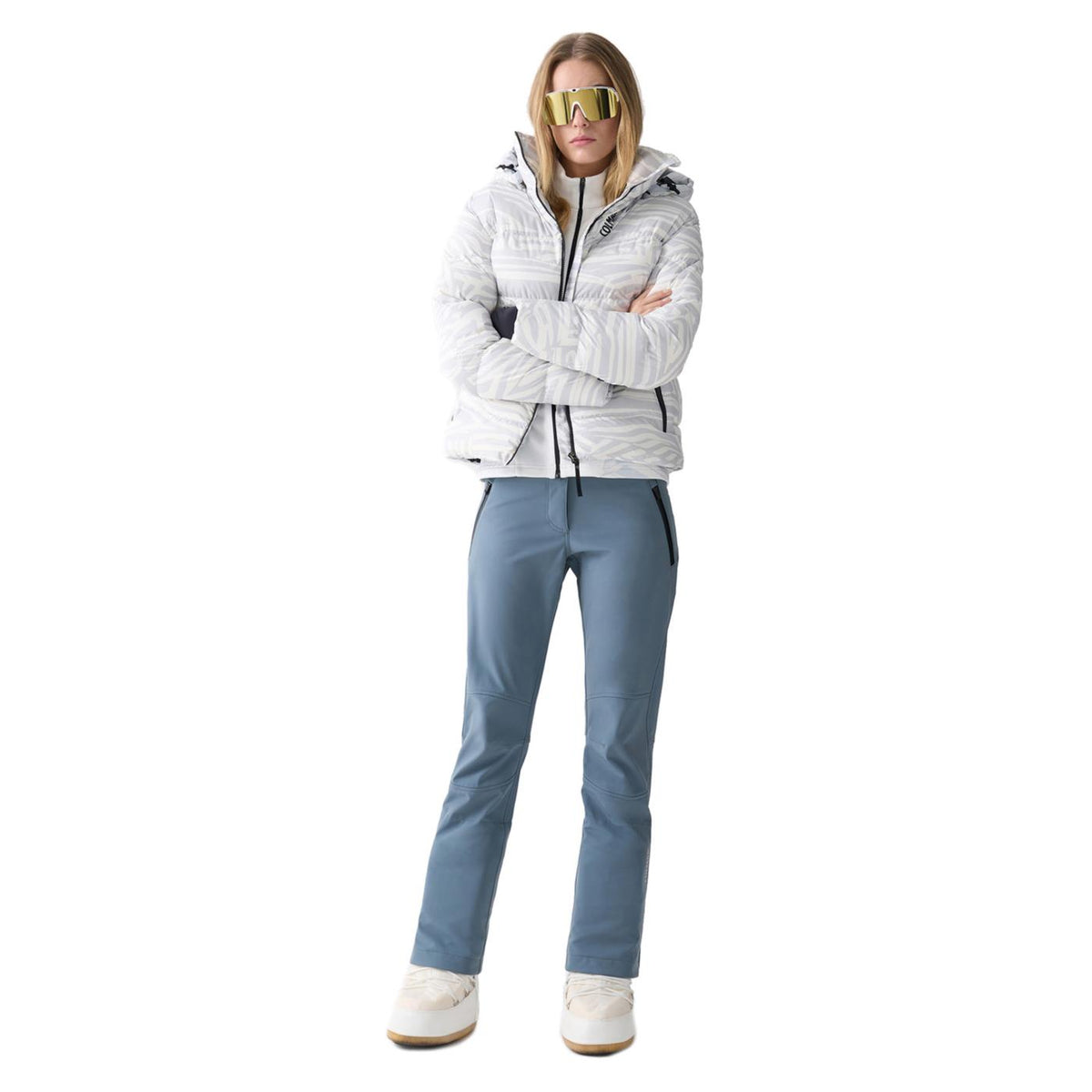 COLMAR PUFFY WOMAN DOWN JACKET - Bianco - vista 2