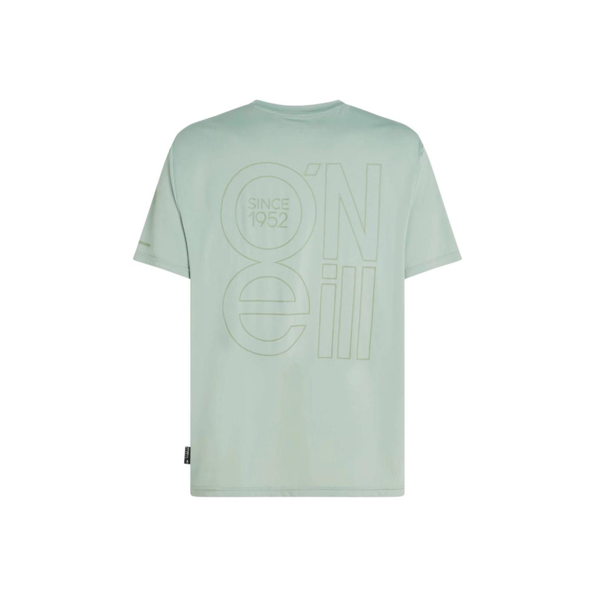 O'NEILL HYBRID UPF BACK PRINT TEE - Verde - vista 5