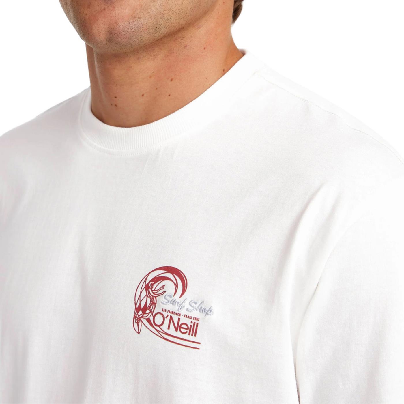 O'NEILL ORIGINALS 70S GRAPHIC TEE - Bianco - vista 3