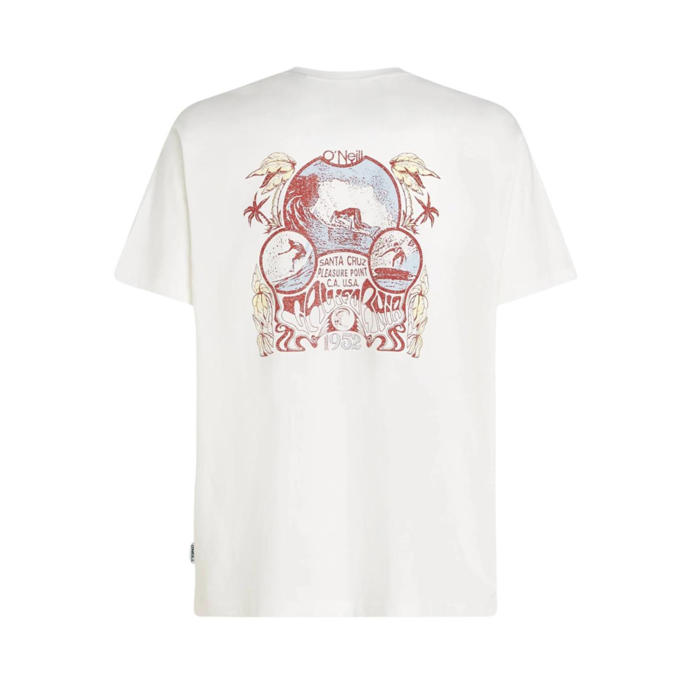 O'NEILL ORIGINALS 70S GRAPHIC TEE - Bianco - vista 5