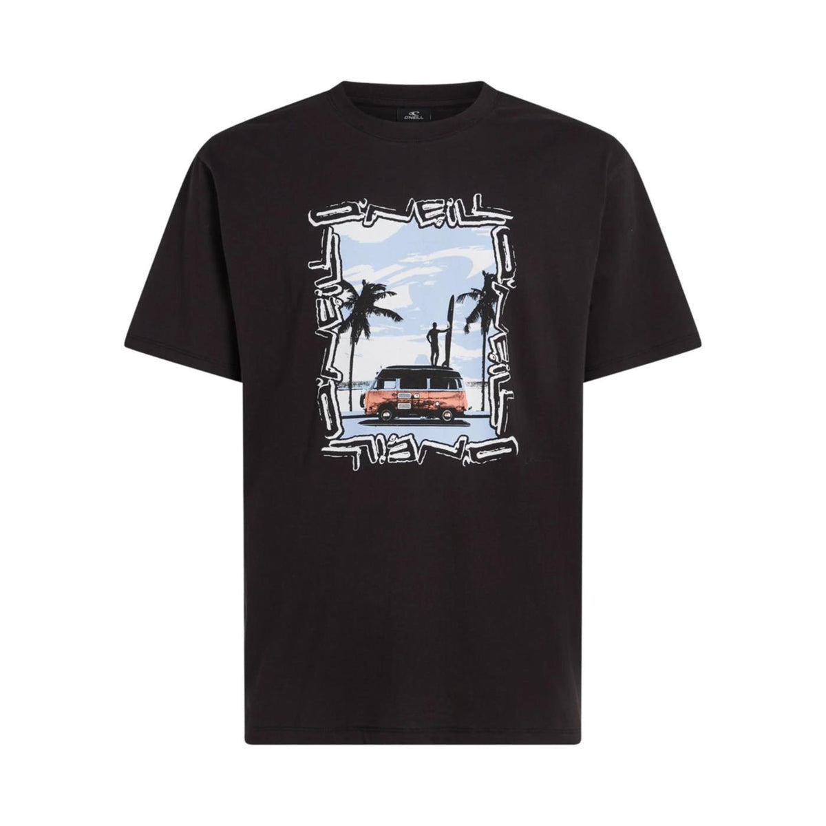 O'NEILL PHOTO FRONT PRINT T-SHIRT - Nero - vista 3