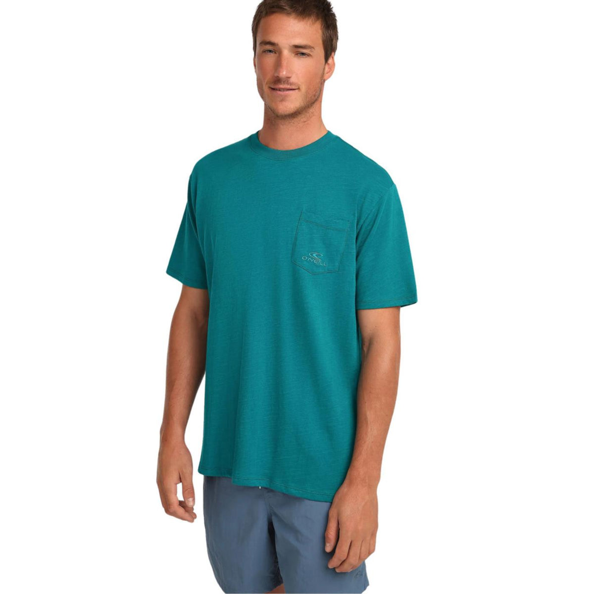 O'NEILL SLUB CHEST POCKET T-SHIRT - Verde - immagine principale