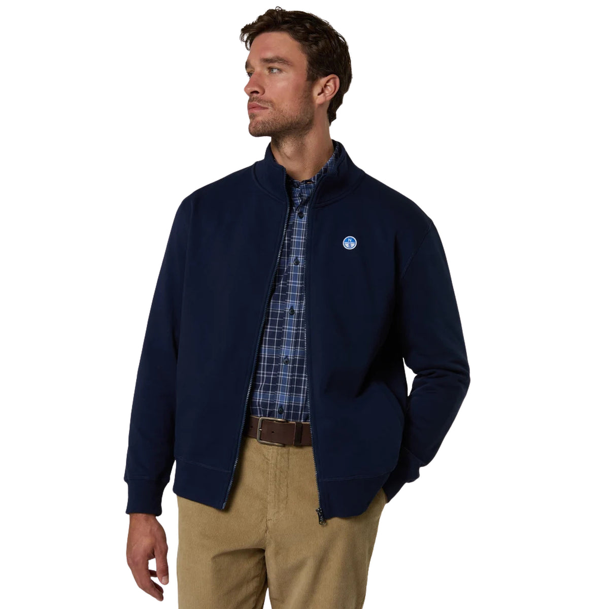 NORTH SAILS FULL ZIP SWEATSHIRT - Blu - immagine principale