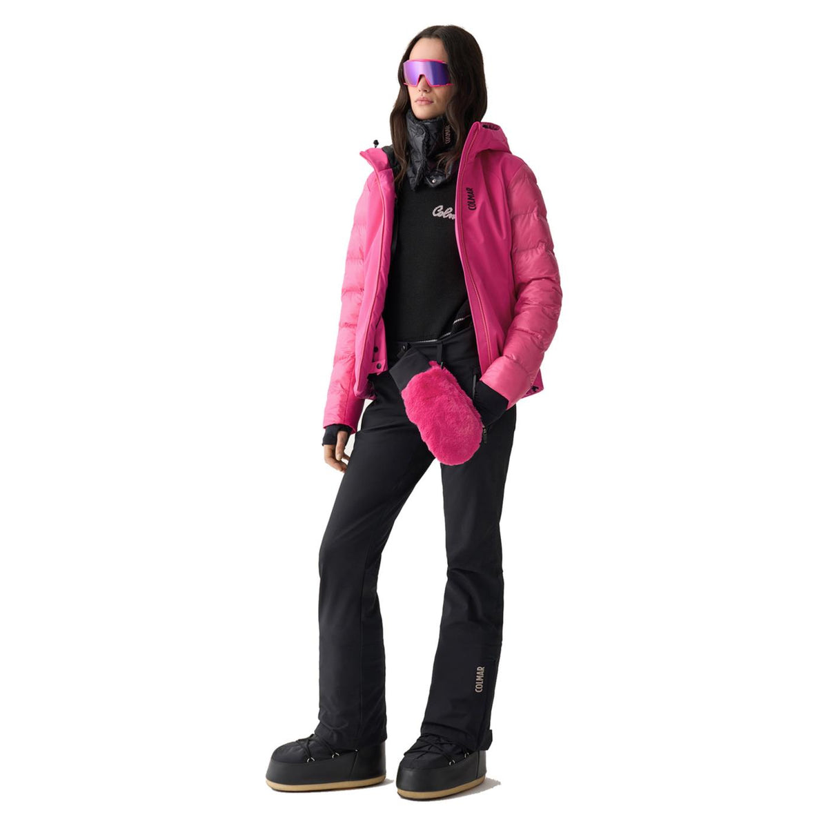 COLMAR FLEX W SOFTSHELL JACKET - Fucsia - vista 3
