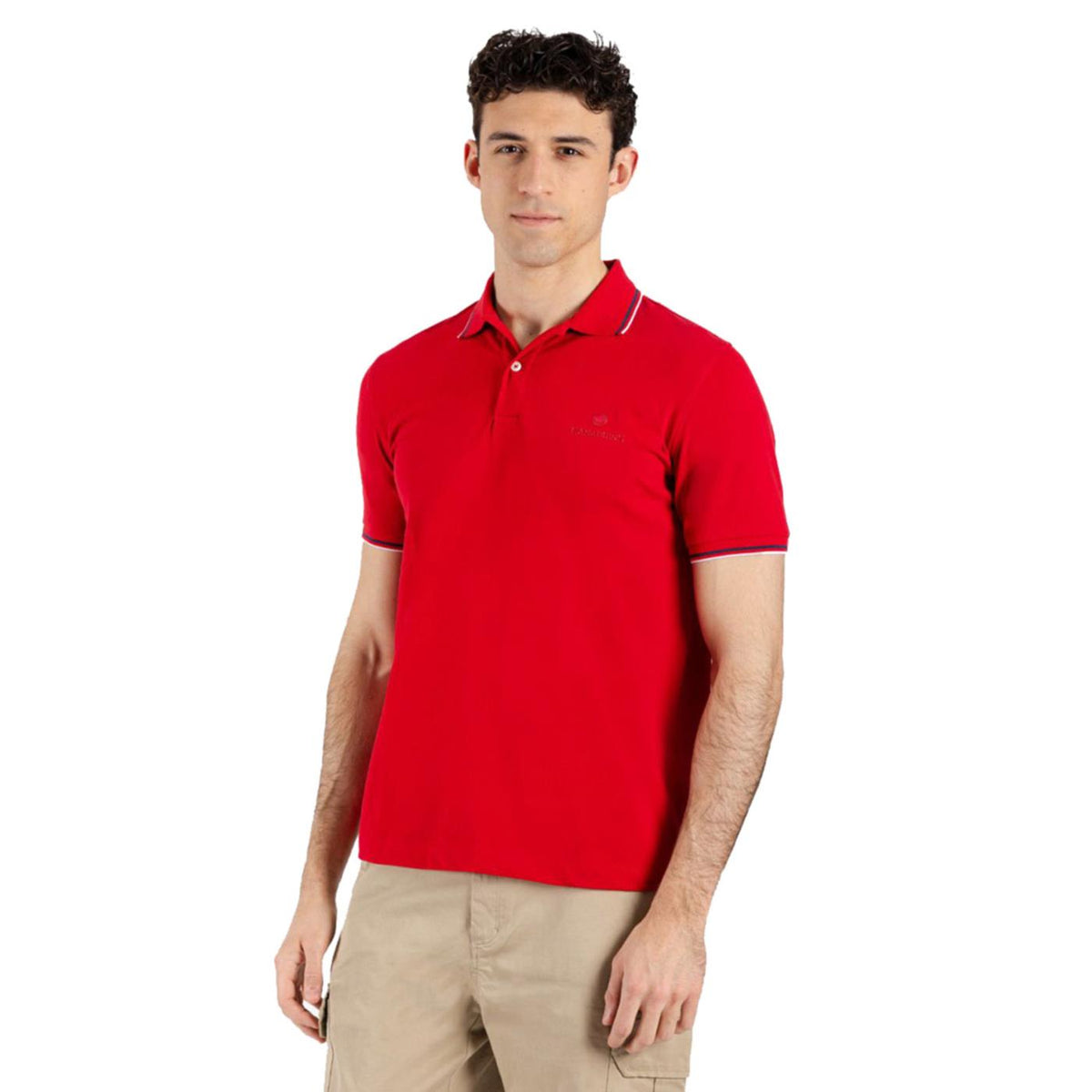 CANADIENS POLO DAUB PIQUET STRETCH - Rosso - immagine principale
