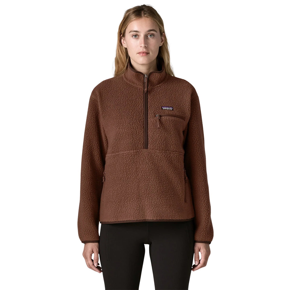 PATAGONIA W RETRO PILE MARSUPIAL - Marrone scuro - immagine principale
