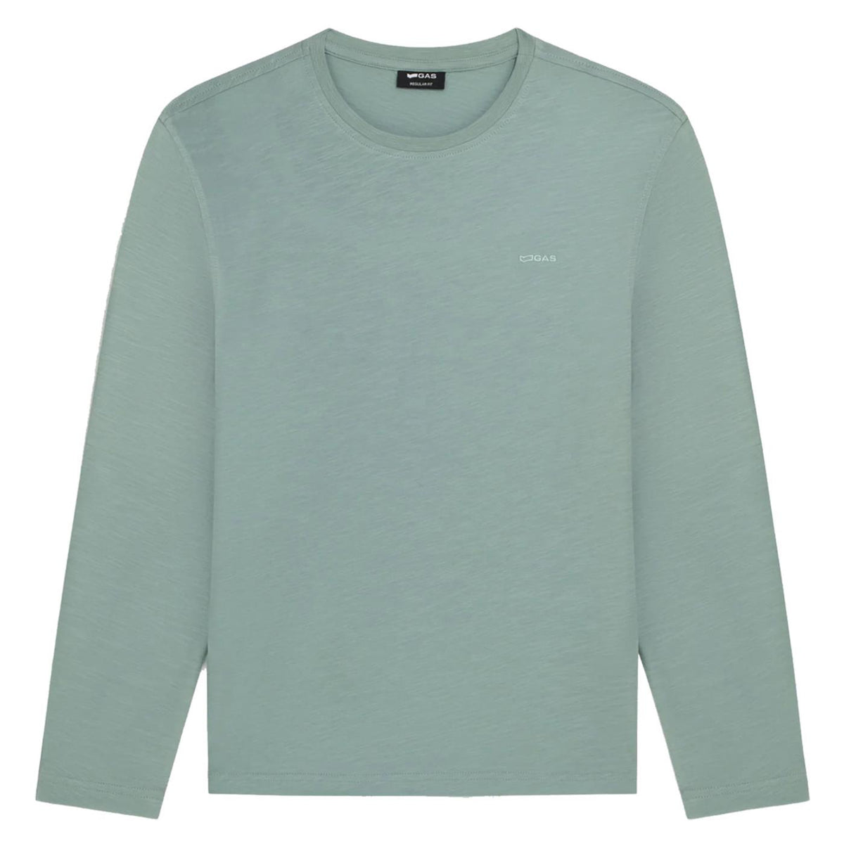 GAS T-SHIRT ML DHARIS LOGO - Verde - immagine principale