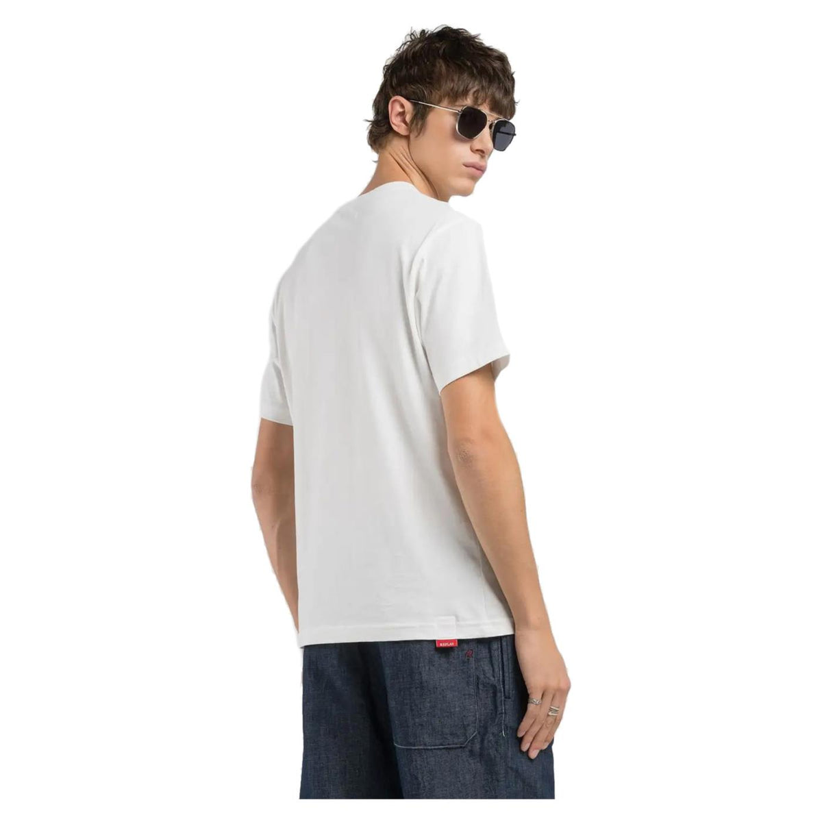 REPLAY TEE JERSEY CON RICAMO - seconda immagine