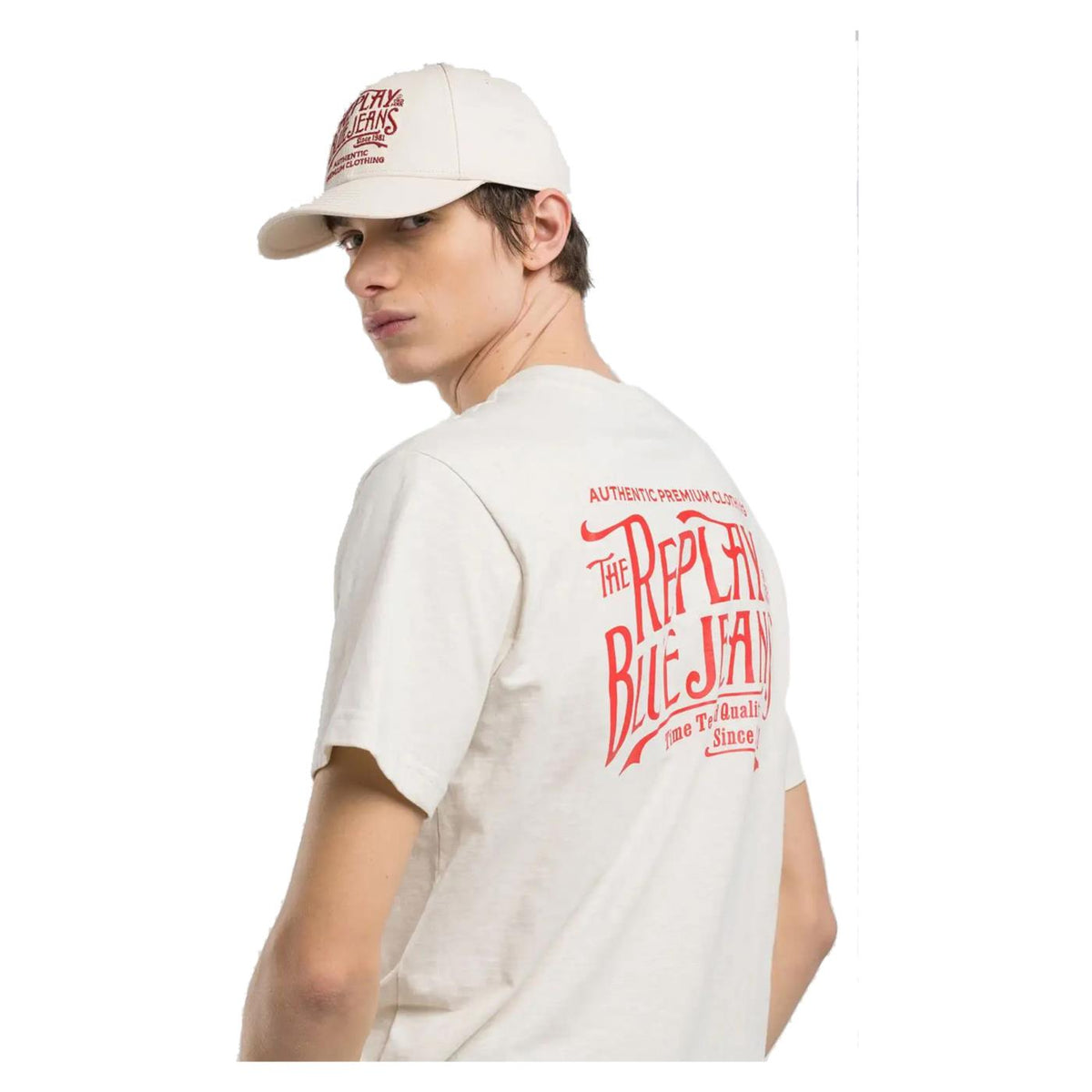 REPLAY TEE JERSEY FIAMMATO - seconda immagine