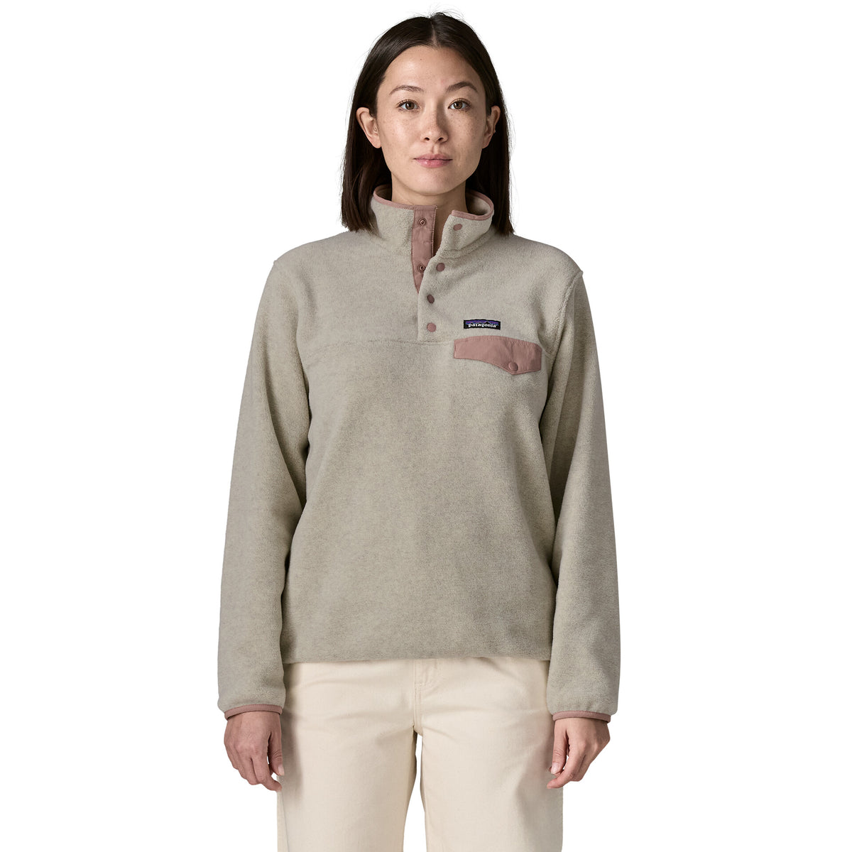 PATAGONIA SYNCHILLA SNAP-T PO WOMAN - Beige - immagine principale