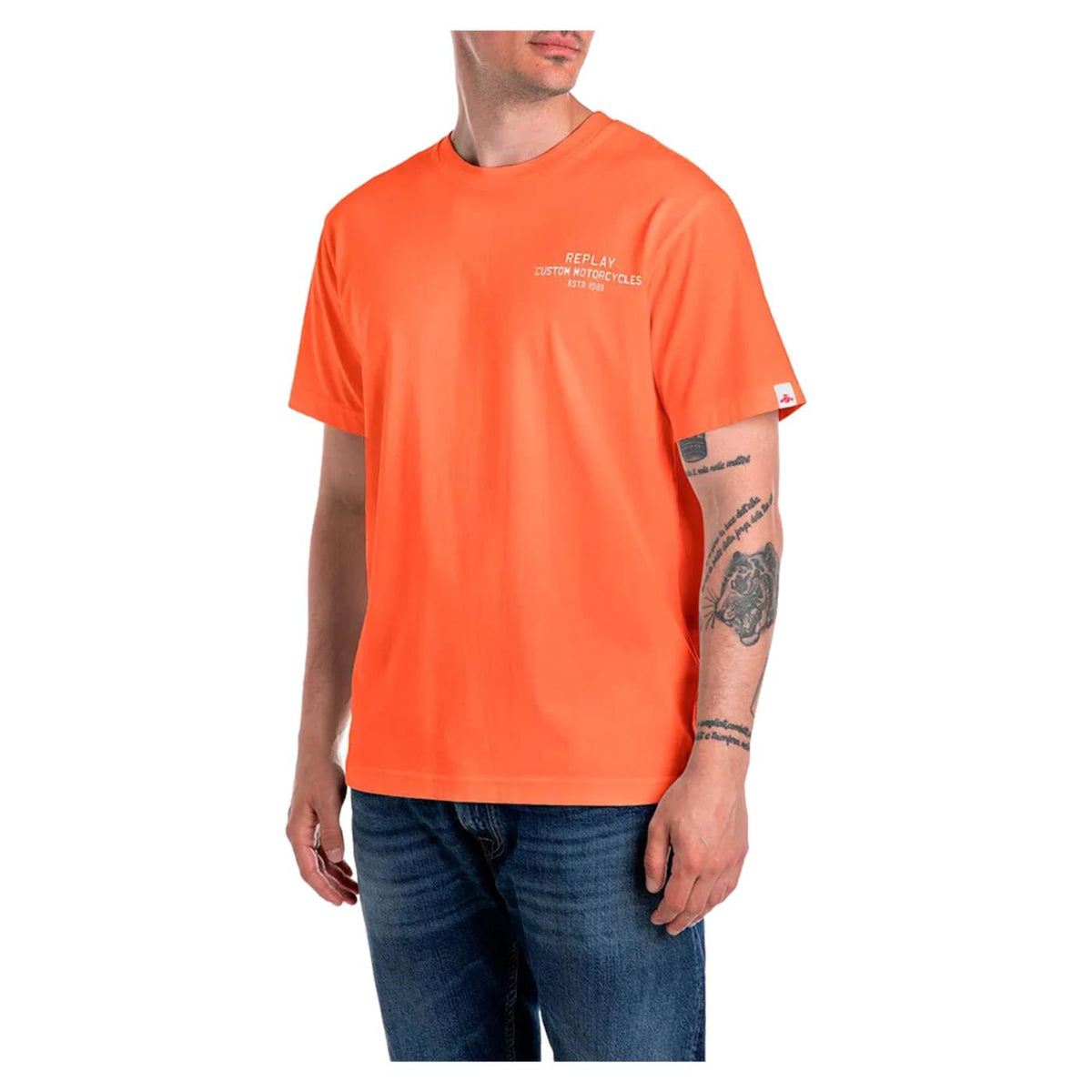 REPLAY T-SHIRT CON STAMPA