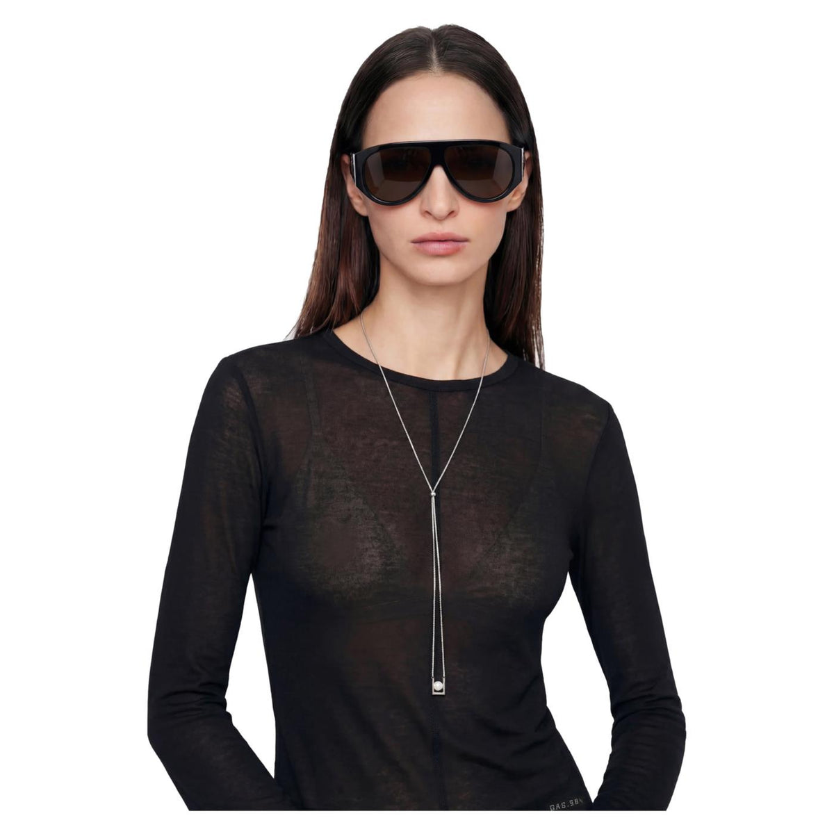 GAS T-SHIRT W TILLYS ML - Nero - immagine principale