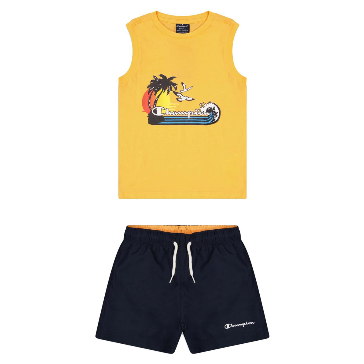 CHAMPION JR SET T-SHIRT+SHORTS