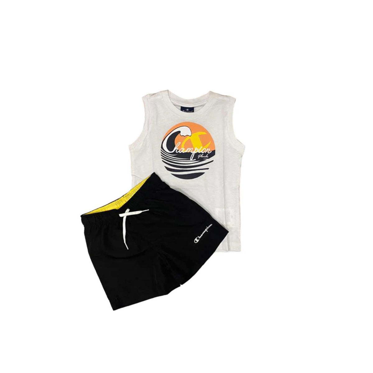 CHAMPION JR SET T-SHIRT+SHORTS