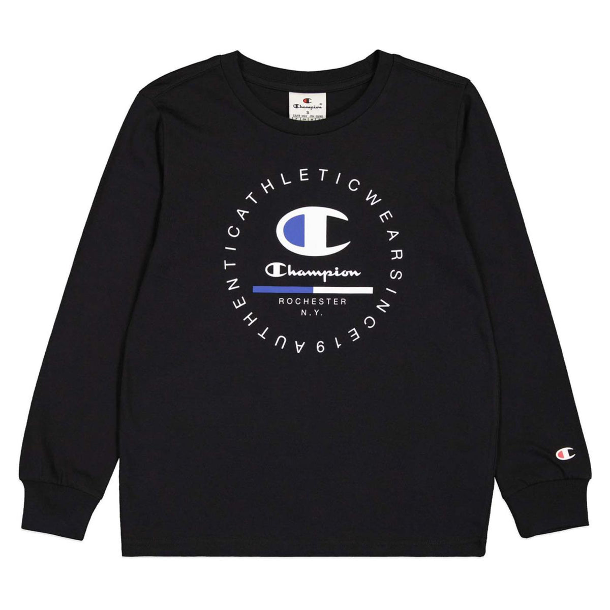 CHAMPION JR LS CREWNECK T-SHIRT