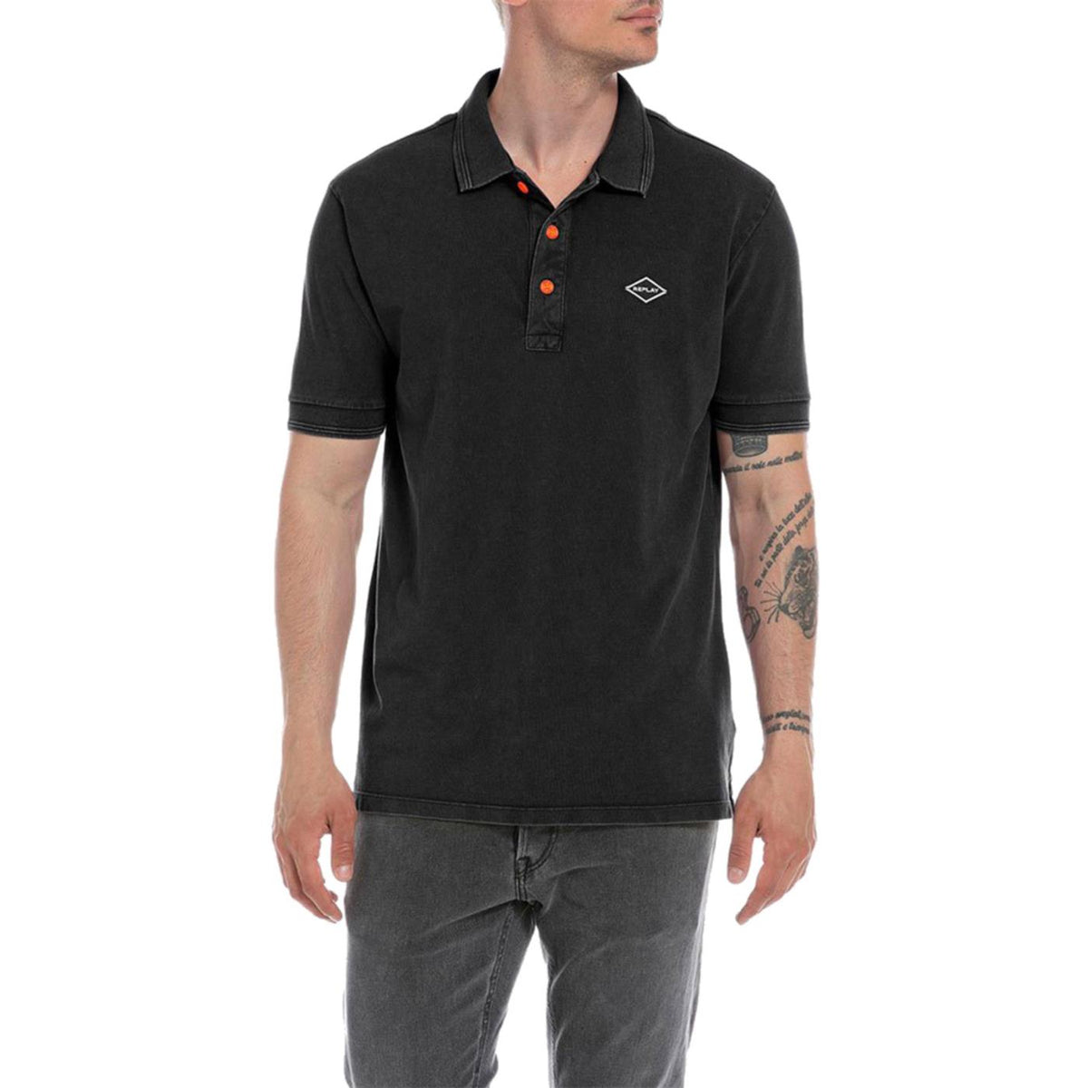 REPLAY POLO UOMO MANICA CORTA
