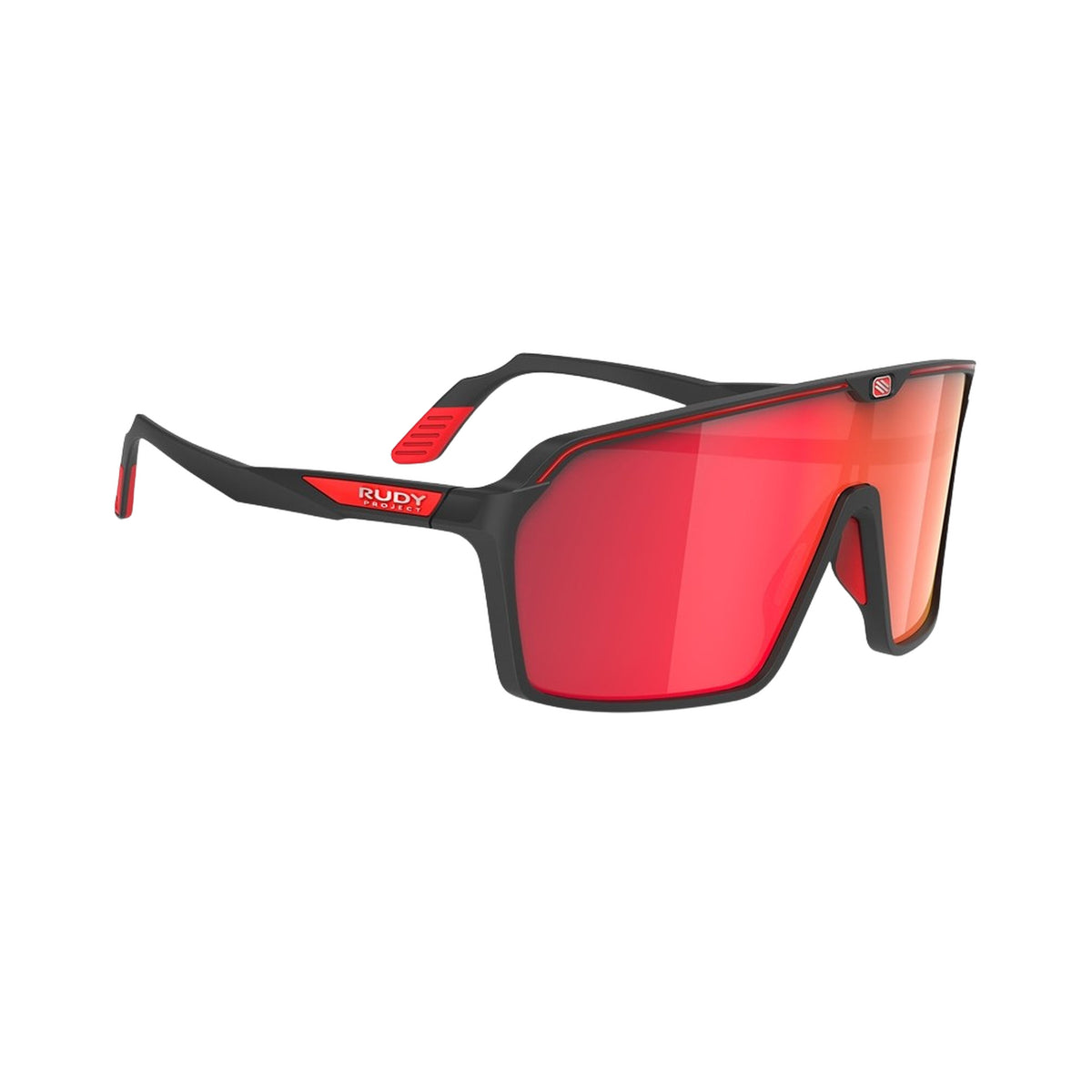 RUDY PROJECT SPINSHIELD BLACK MLS RED