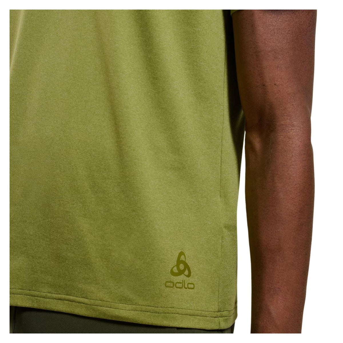 ODLO ESSENTIAL 365 T-SHIRT - C1-verde - vista 2