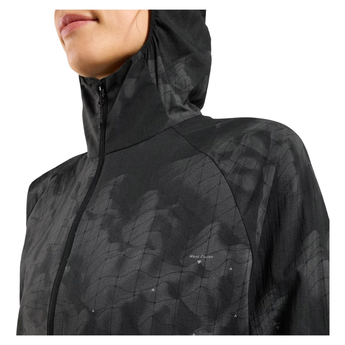 ODLO W ZEROWEIGHT PRINT JACKET - seconda immagine