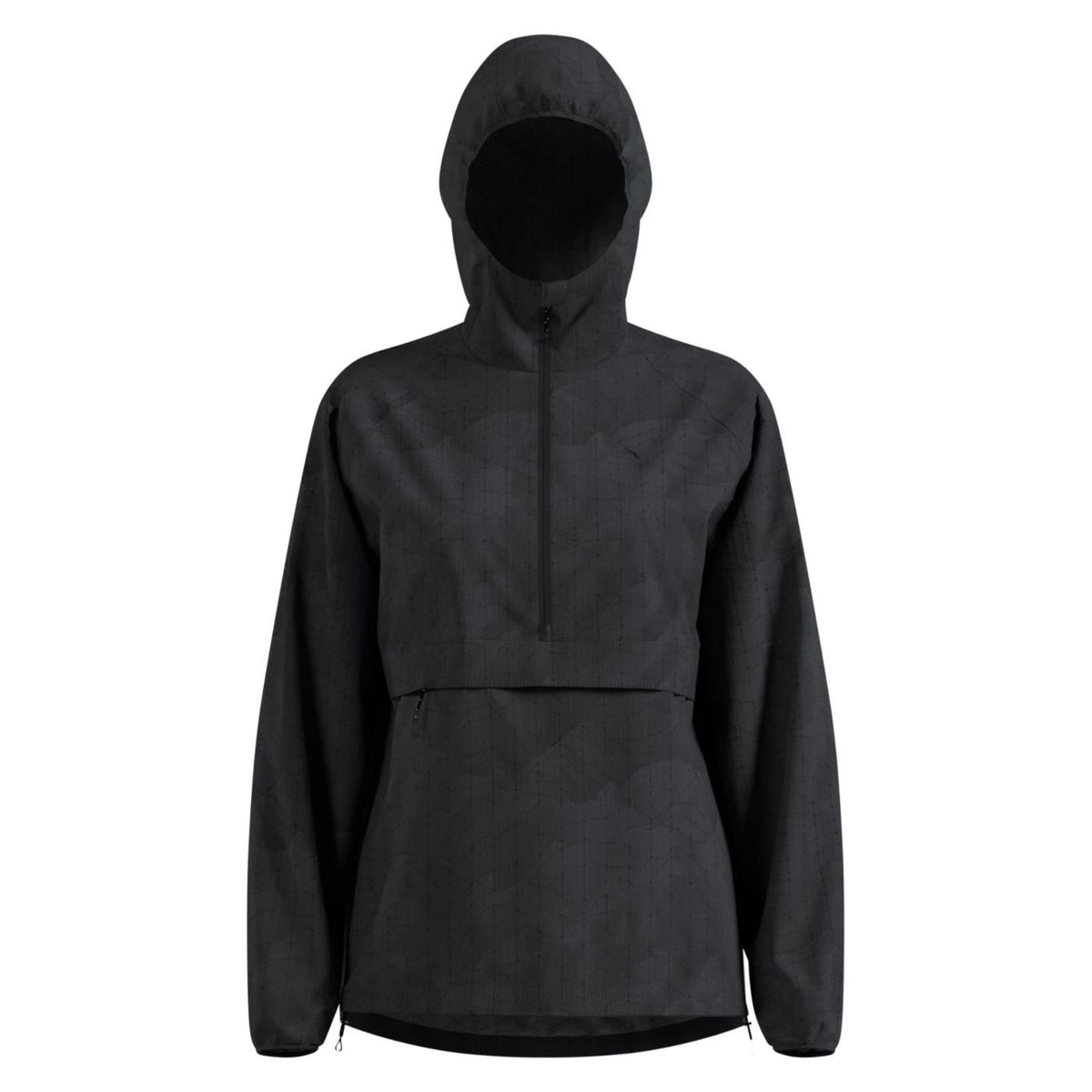 ODLO W ZEROWEIGHT PRINT JACKET - C1-nero - vista 3