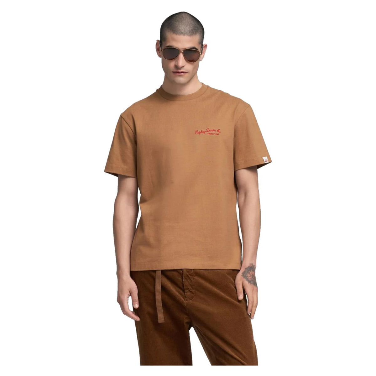 REPLAY T-SHIRT CON RICAMO