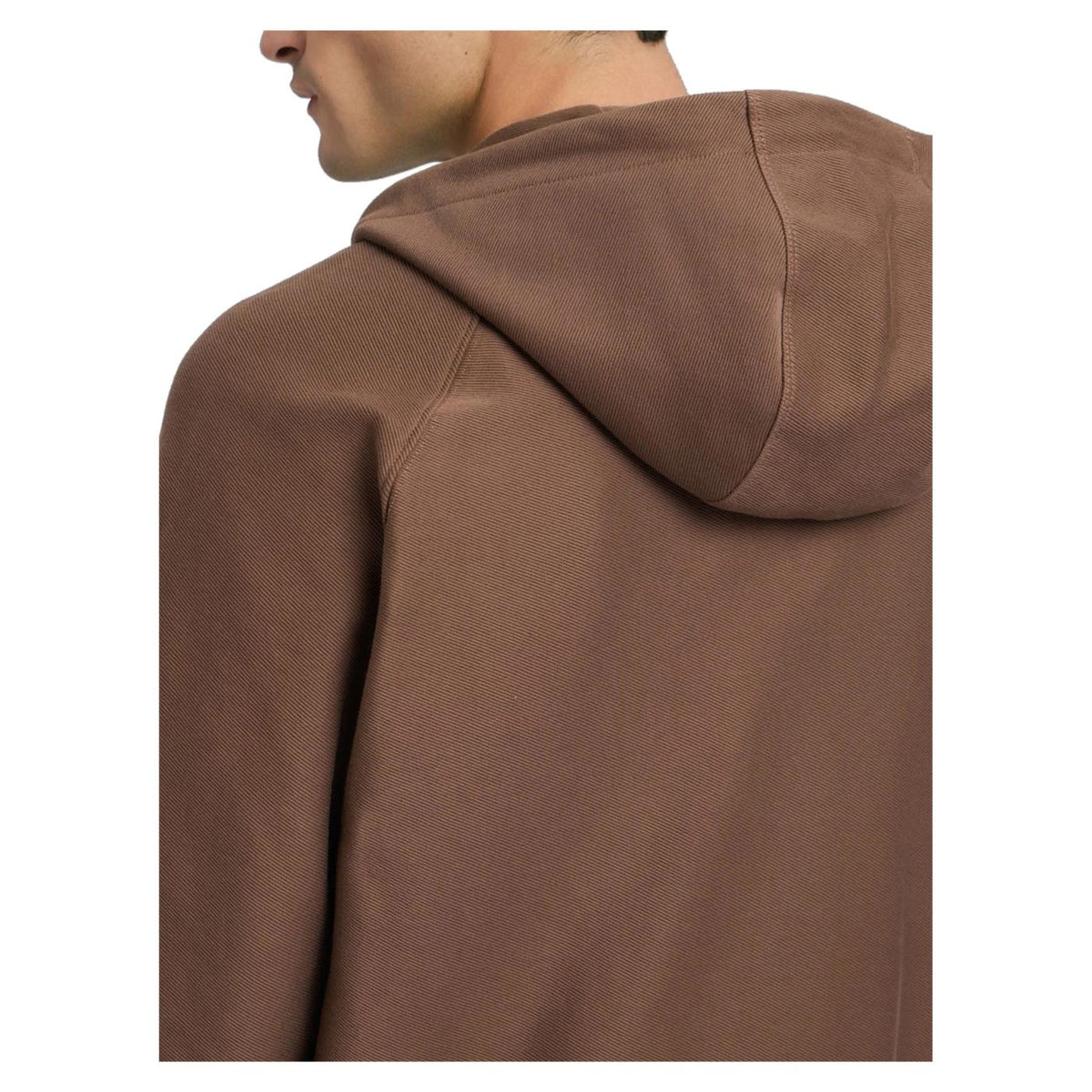 REPLAY JACKET FLEECE DI COTONE - Marrone scuro - vista 3
