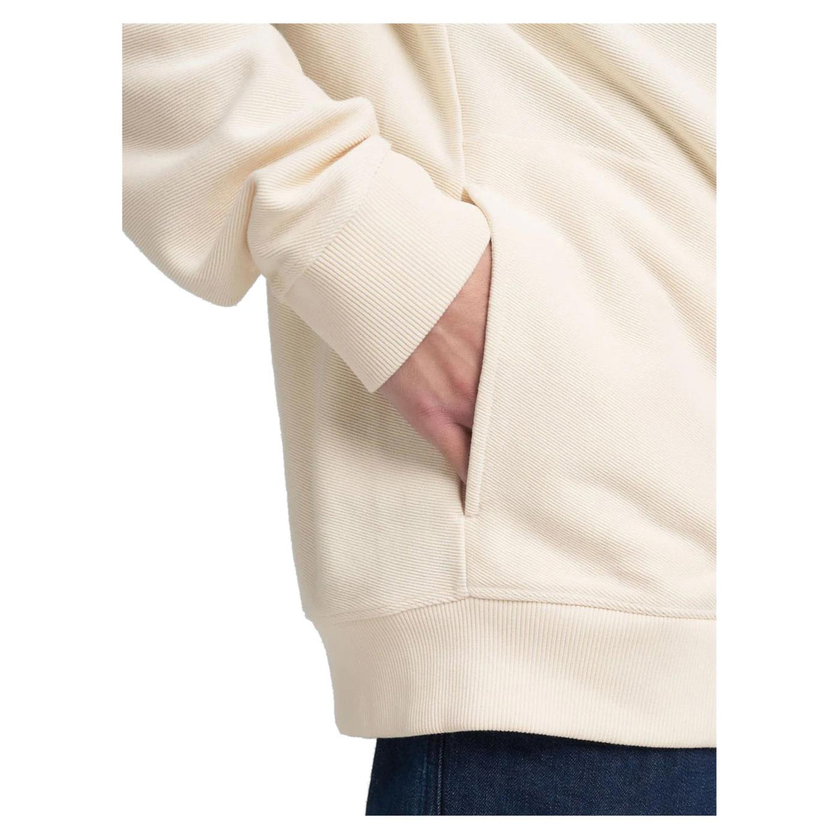 REPLAY JACKET FLEECE DI COTONE - Beige - vista 4