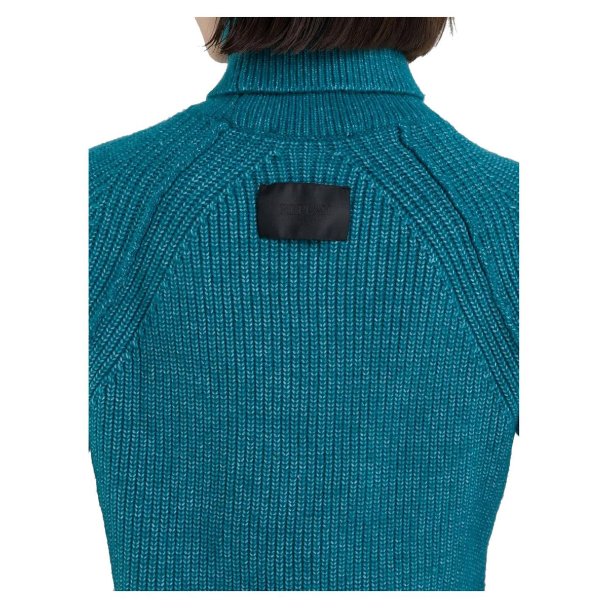 REPLAY MAGLIA DONNA COLLO ALTO