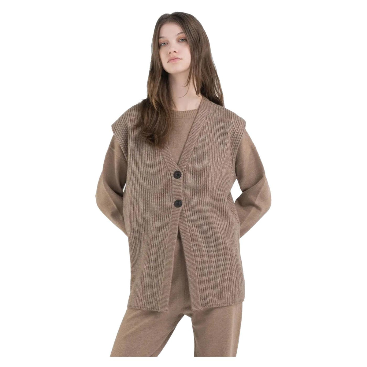 REPLAY CARDIGAN SMANICATO