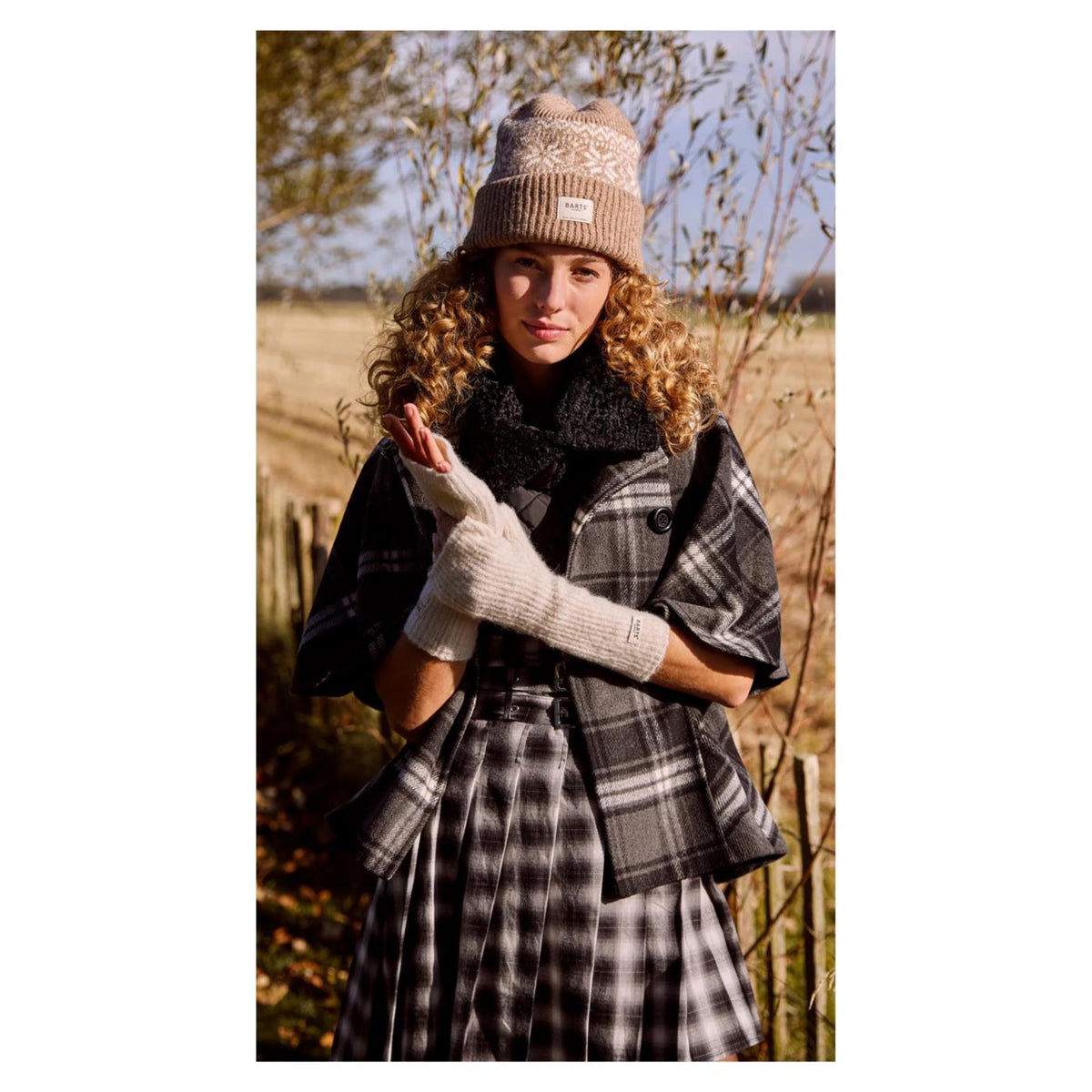 BARTS DARTY FINGERLESS GLOVES - Nero - vista 2