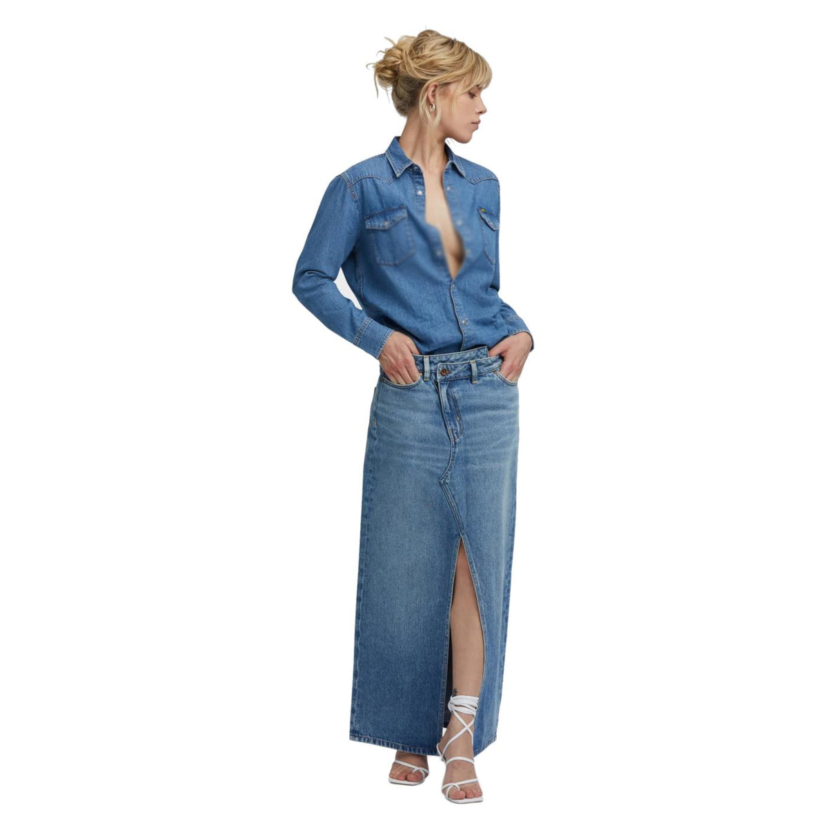 GAS LONGUETTE SKIRT - seconda immagine