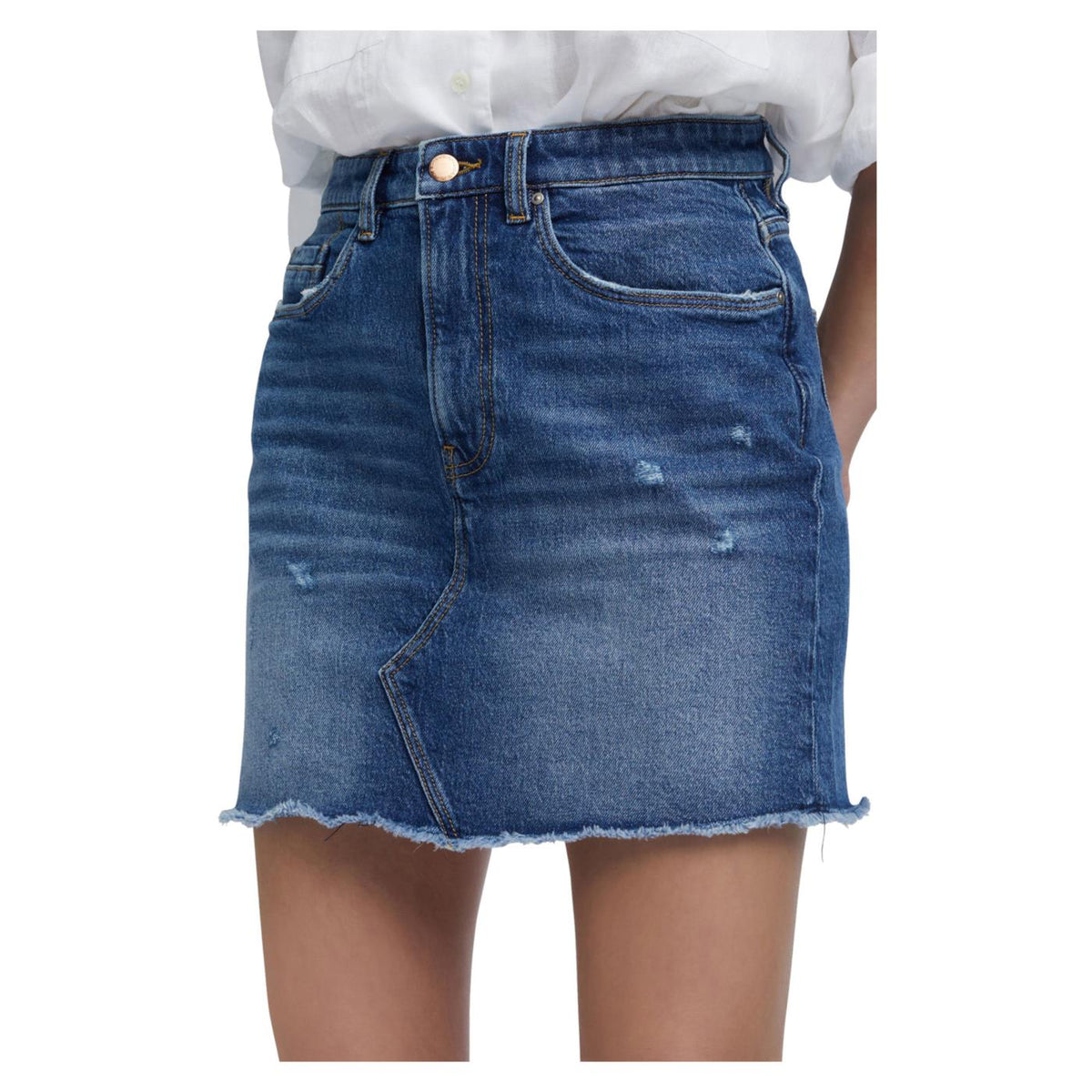 GAS HERITAGE MINI DENIM SKIRT - seconda immagine