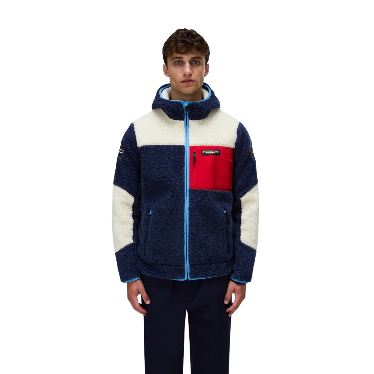 NAPAPIJRI YUPIK FULL ZIP HOODY - Blu - immagine principale