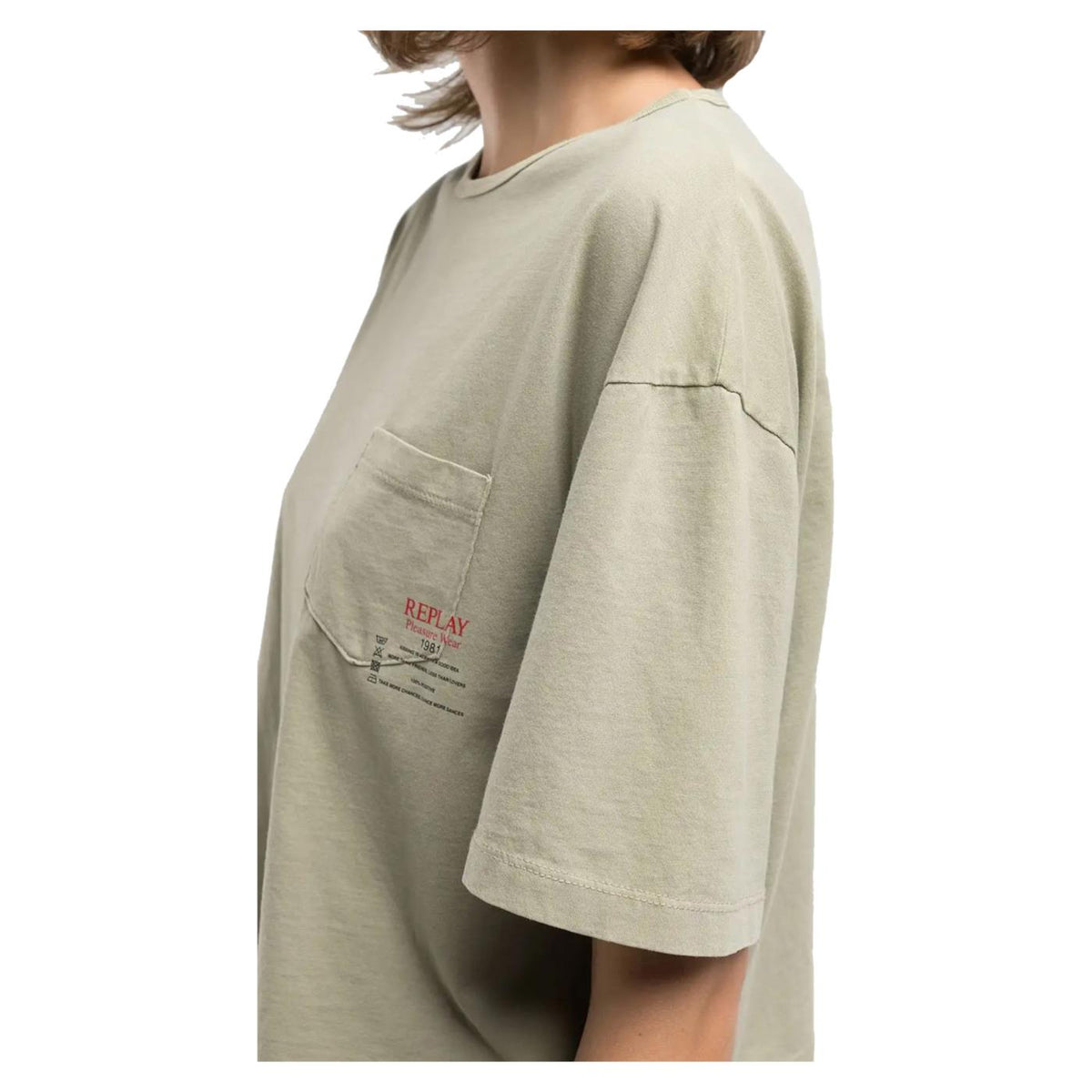 REPLAY W TEE CROPPED TASCHINO