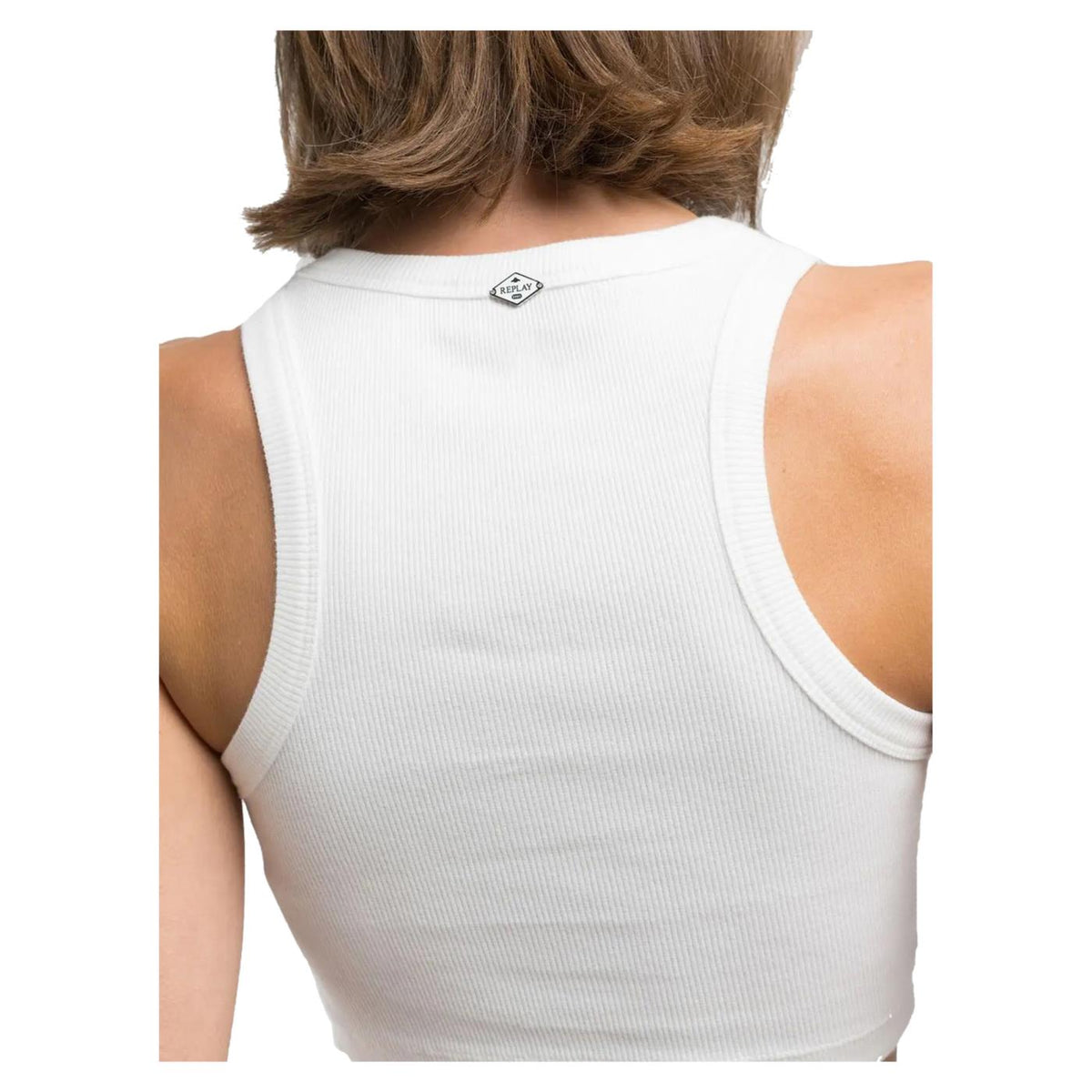 REPLAY CANOTTA SKINNY FIT COTONE - seconda immagine