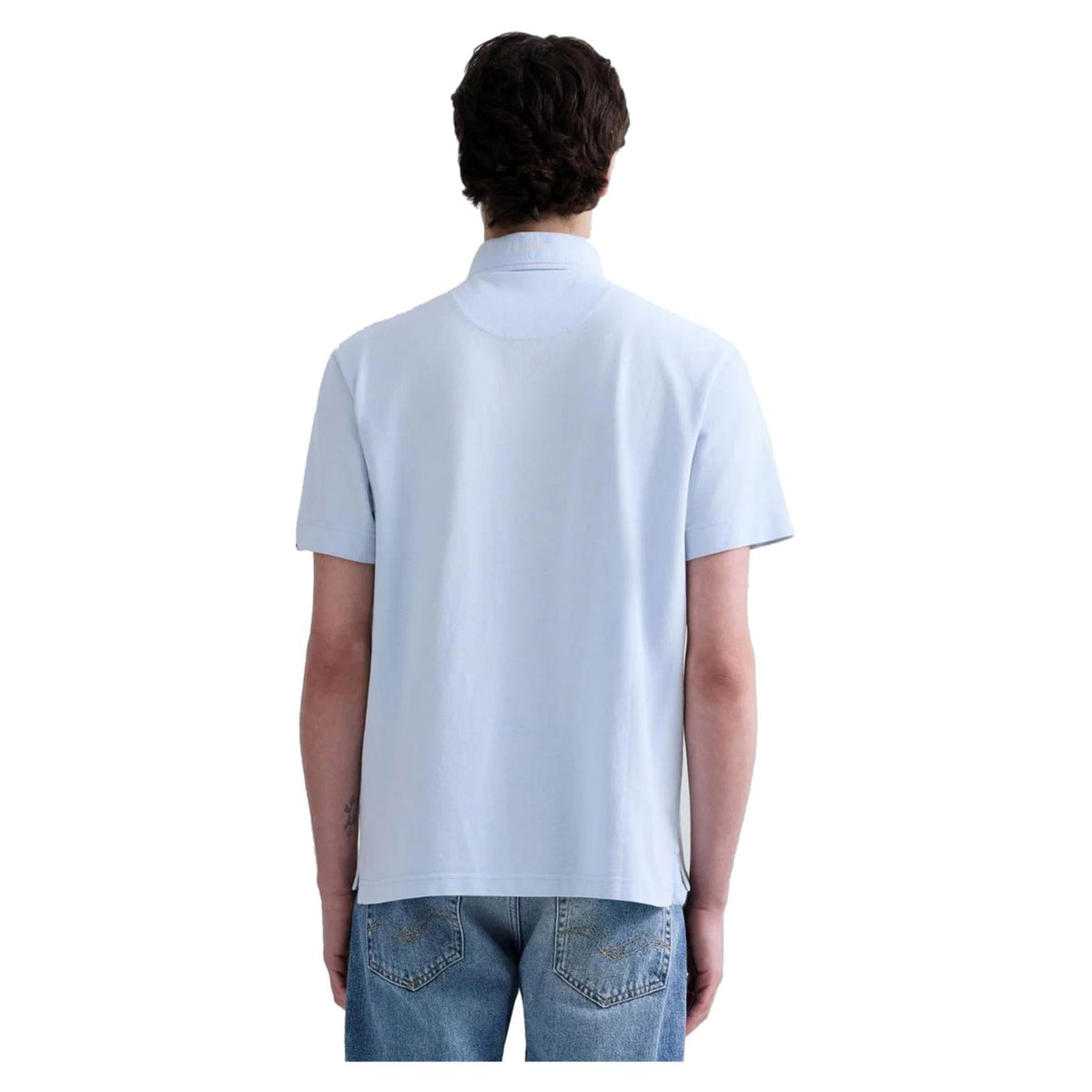 REPLAY POLO MC UOMO - Azzurro - vista 2