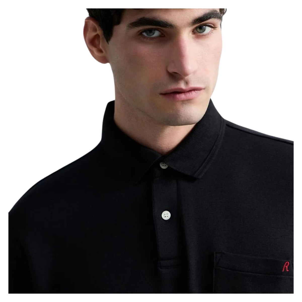 REPLAY POLO MC UOMO - Nero - vista 3
