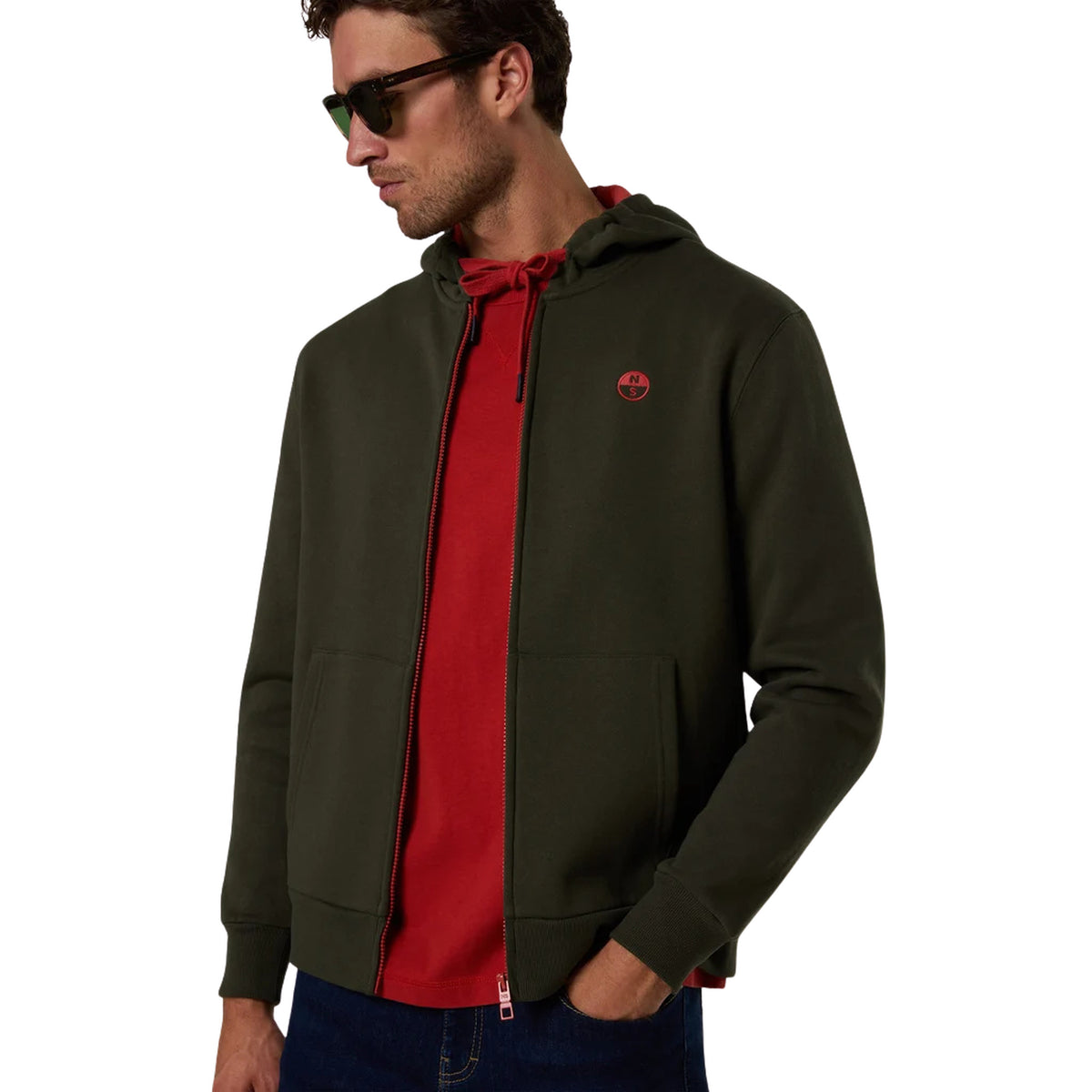 NORTH SAILS HOODY FULL ZIP SWEATSHIRT