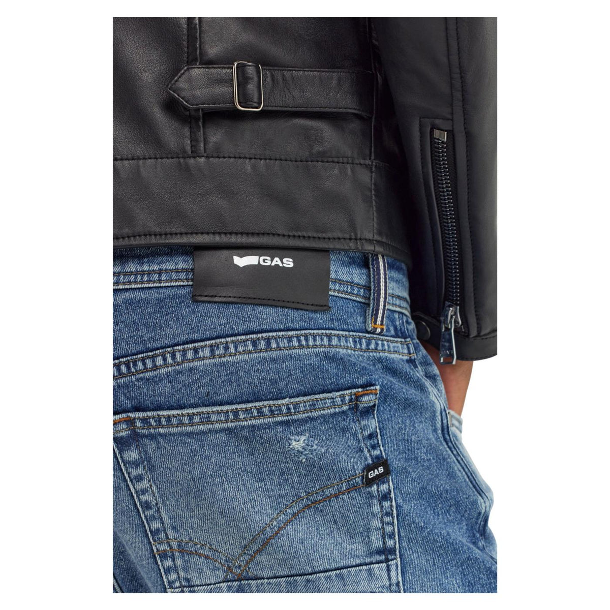 GAS ALEX L.32 - Denim - vista 5