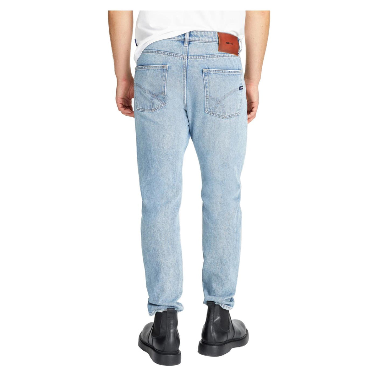 GAS TORN REAL BLUE DENIM - seconda immagine