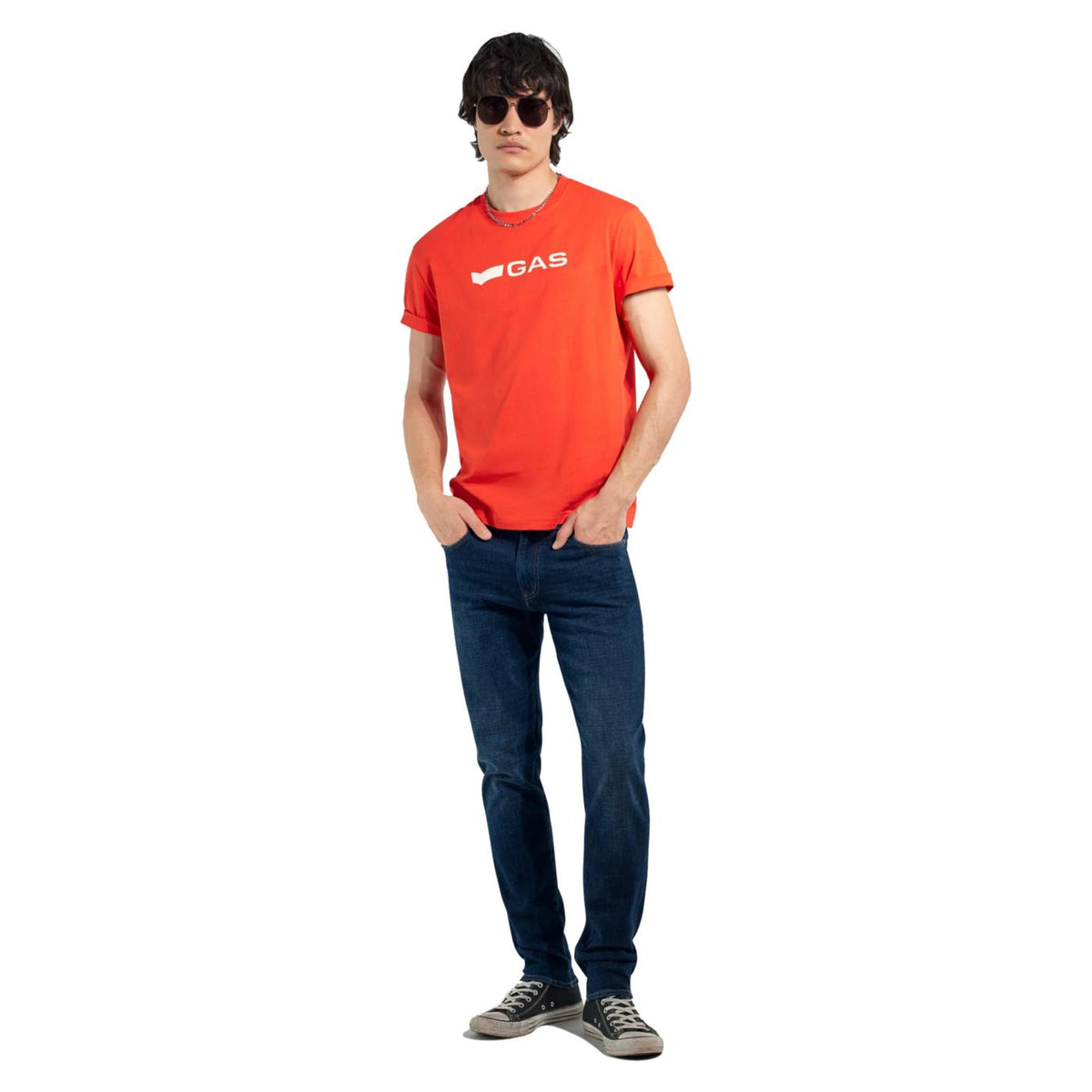 GAS SAX ZIP L.32 - Denim - vista 5