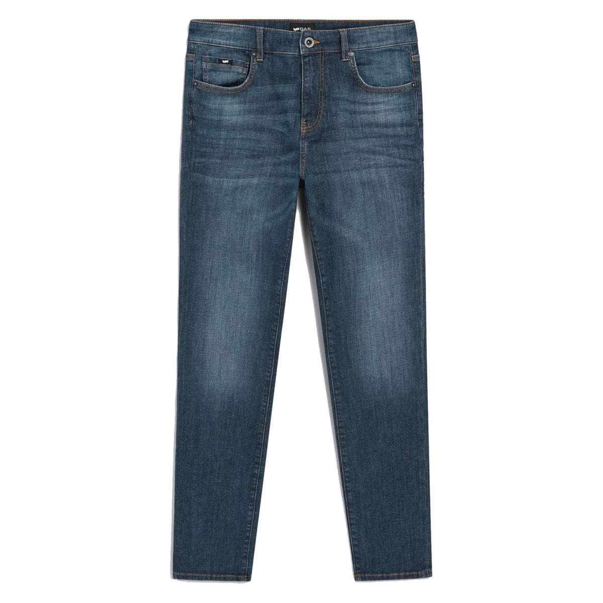 GAS ALBERT DENIM STRETCH L.32 - Denim - vista 3