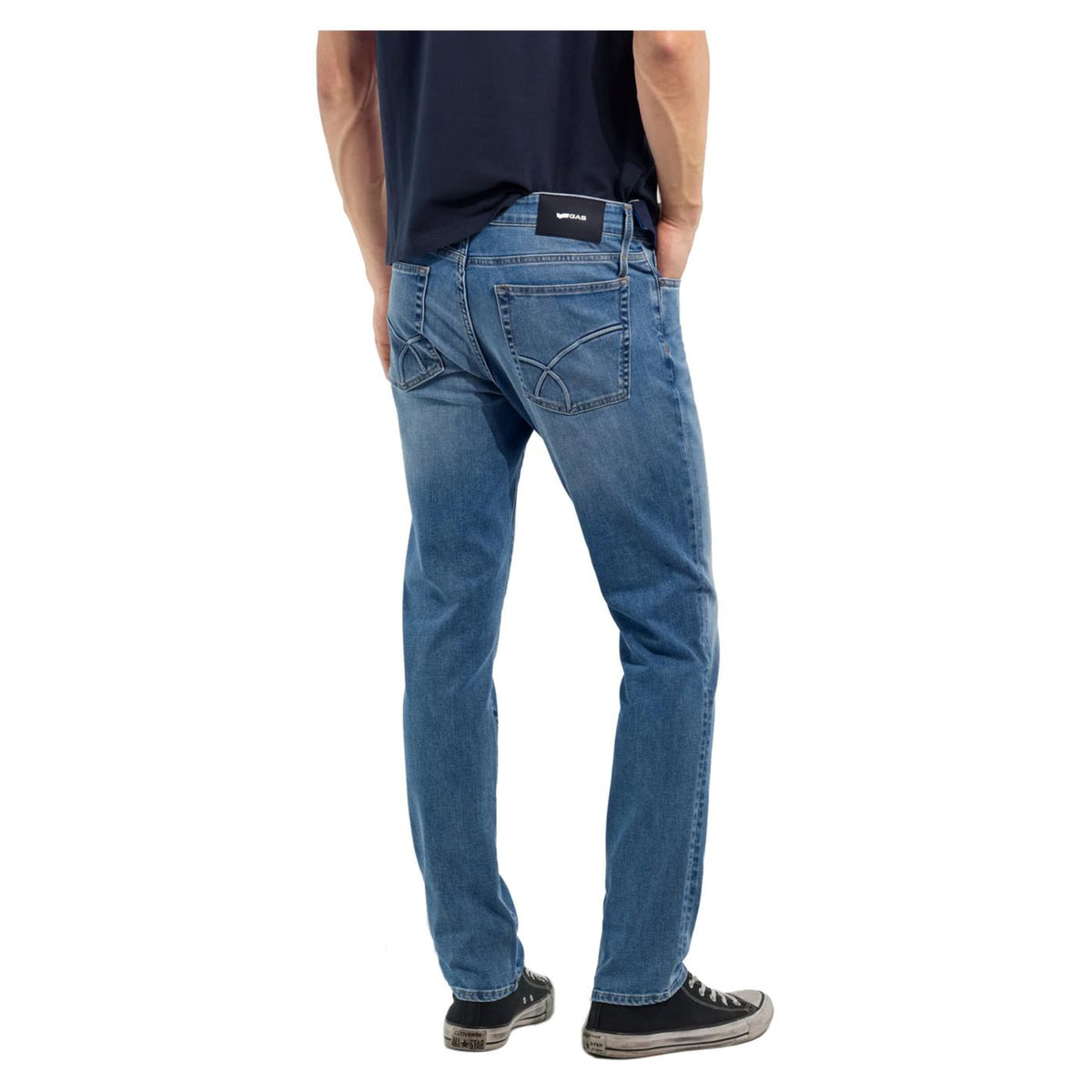 GAS ALBERT L.34 - Denim - vista 3