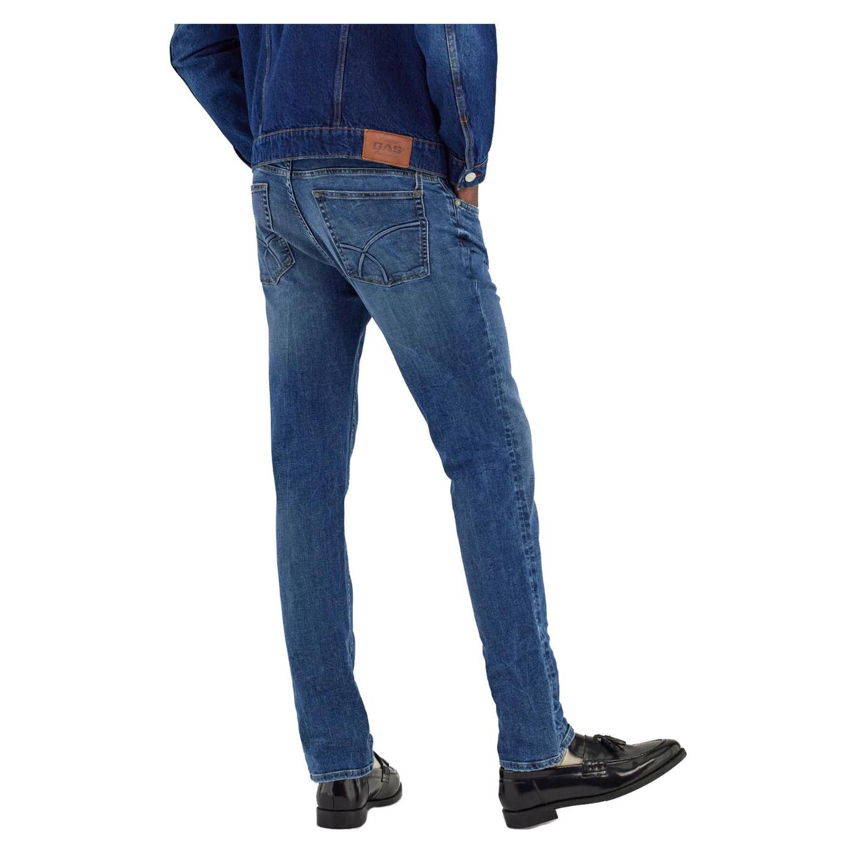 GAS ALBERT L.34 - Denim - vista 3