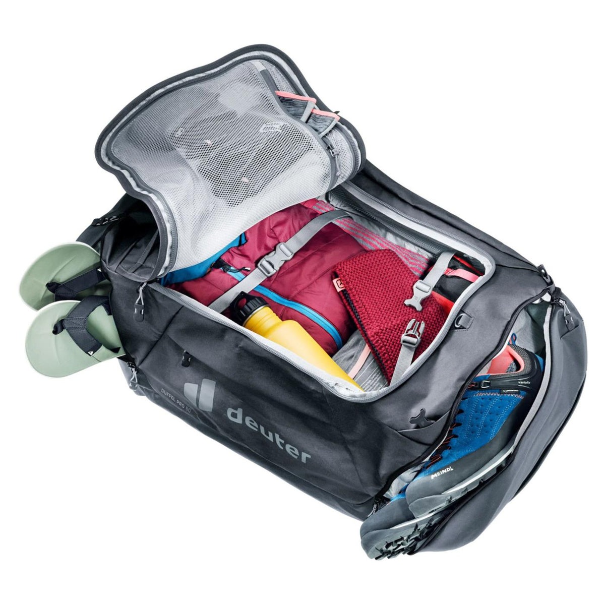 DEUTER DUFFEL PRO 60 - Nero - vista 5