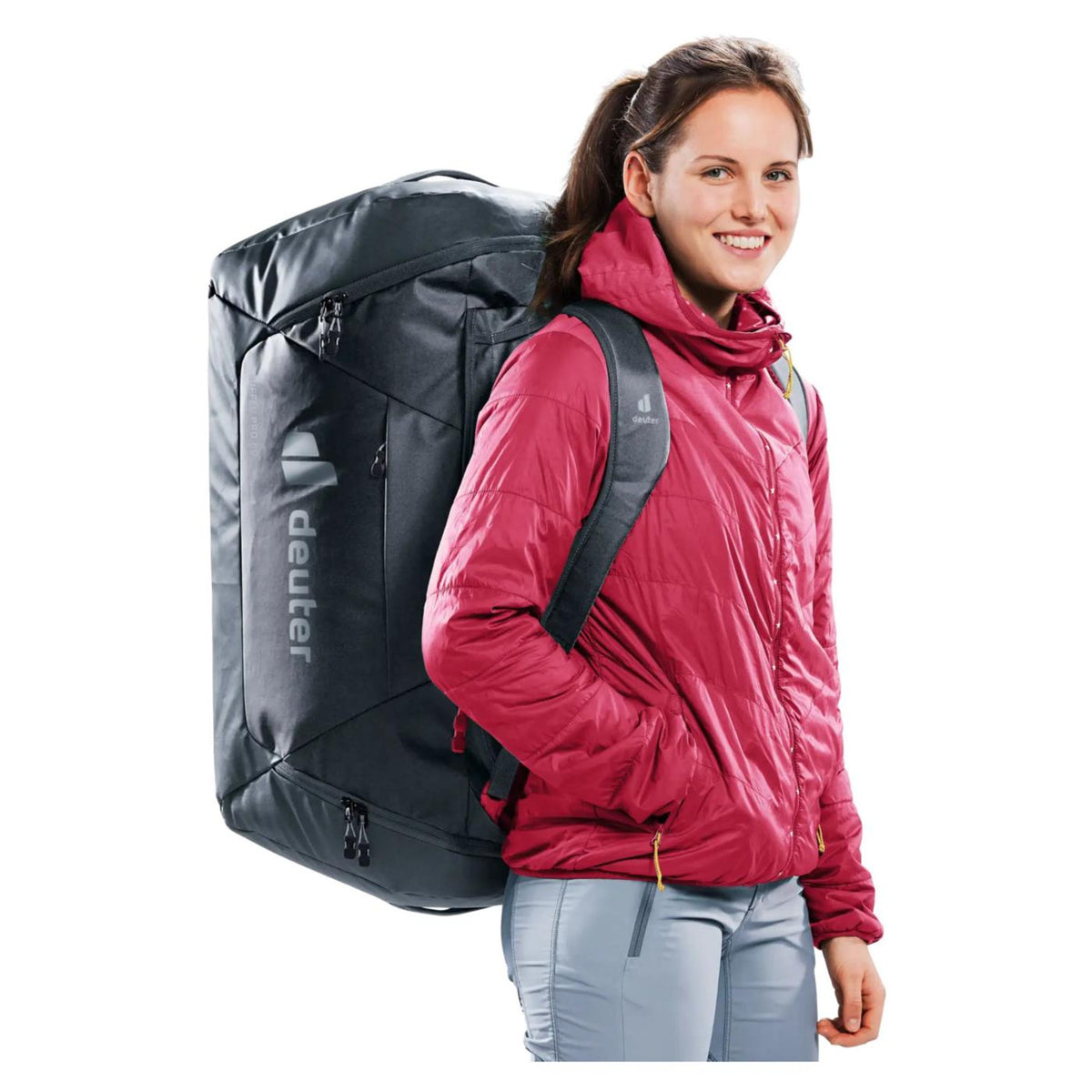 DEUTER DUFFEL PRO 60 - Nero - vista 6