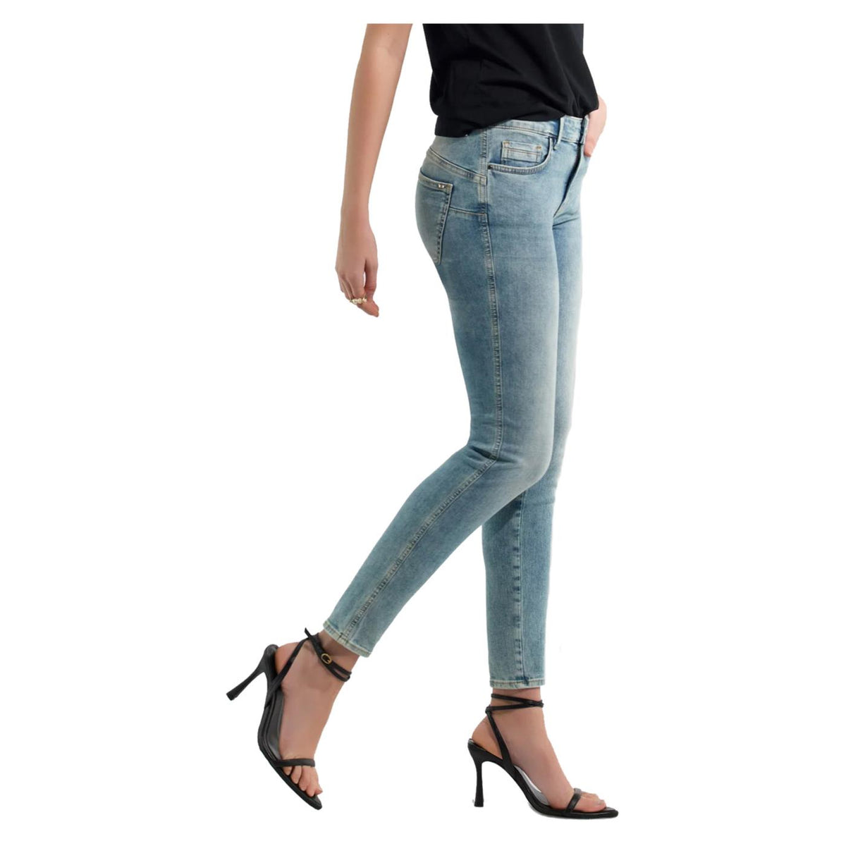 GAS STAR UP LOW WAIST L.28 - Denim - vista 2
