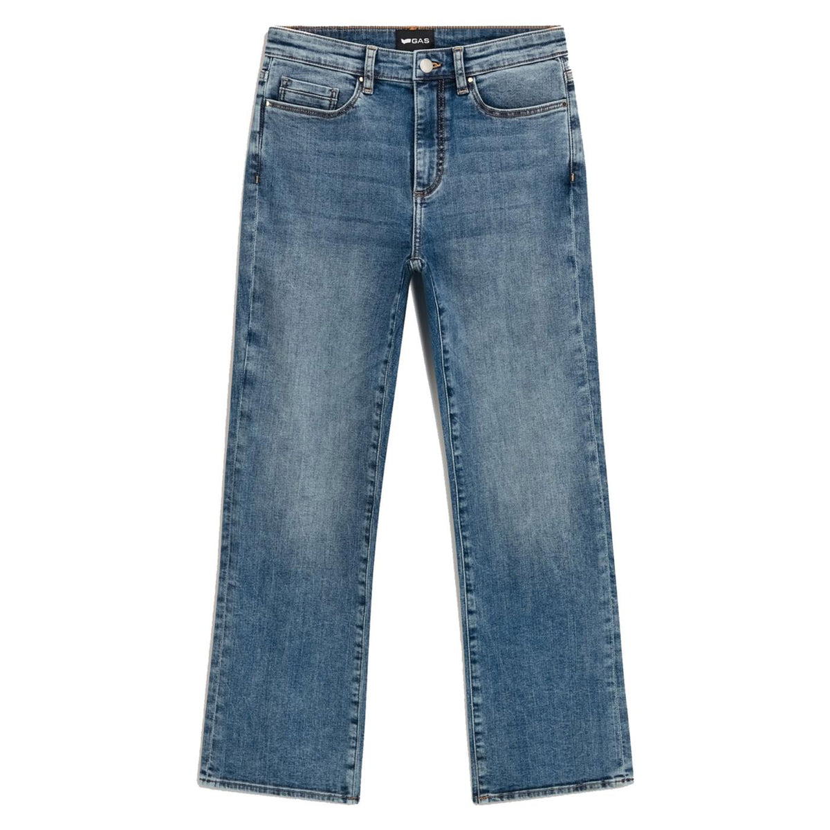 GAS STAR CROP FLARE - Denim - vista 3